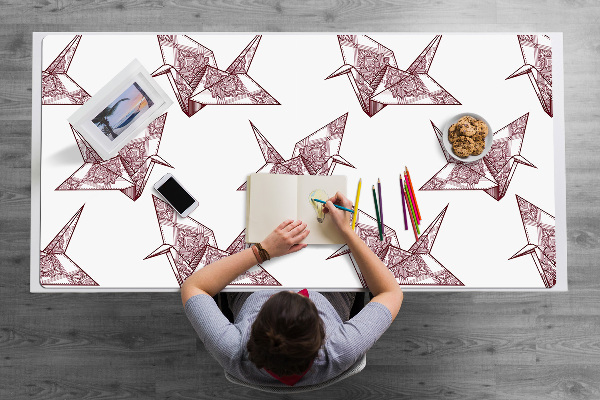 Alfombrilla escritorio Pájaros de origami
