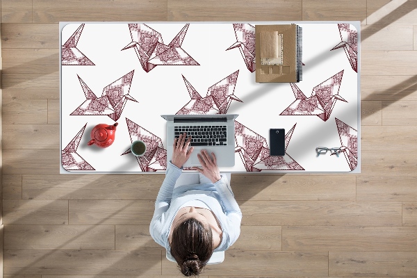 Alfombrilla escritorio Pájaros de origami