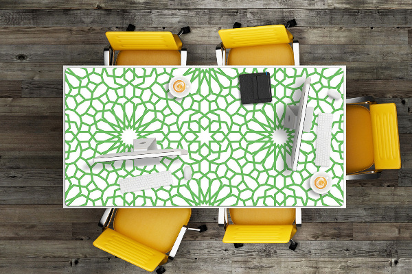 Alfombrilla para escritorio Flores orientales