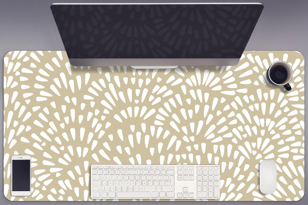 Alfombrilla para escritorio Beige lágrimas boho