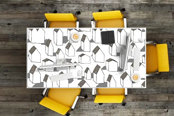 Alfombrilla para escritorio Casas modernas