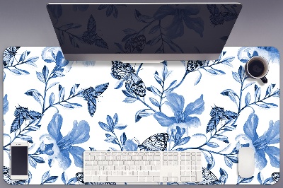 Alfombrilla para escritorio Flores azules