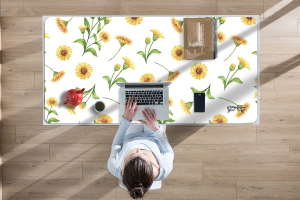 Alfombrilla escritorio Girasoles