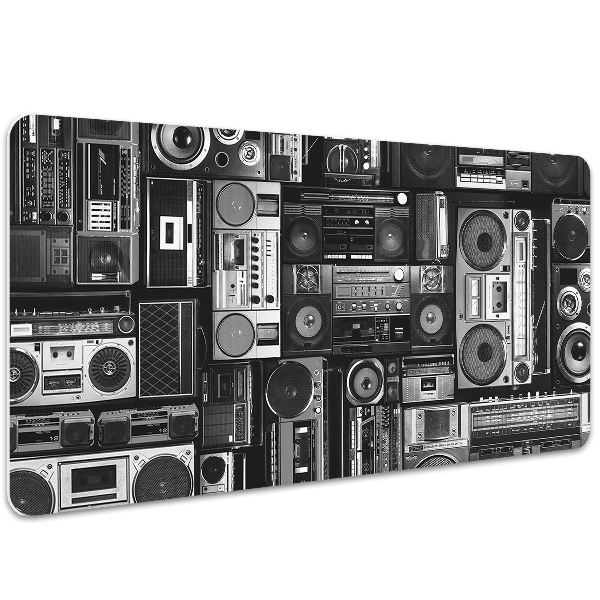 Alfombrilla escritorio Boombox de la vieja escuela