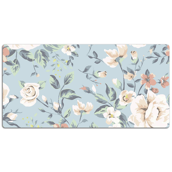 Alfombrilla escritorio Flores estilo vintage