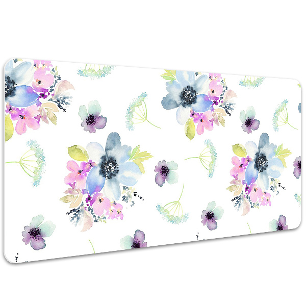 Alfombrilla escritorio Flores moradas
