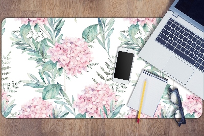 Alfombrilla escritorio Flores de color rosa claro