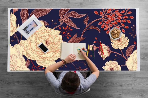 Protector de escritorio Rose con rowan