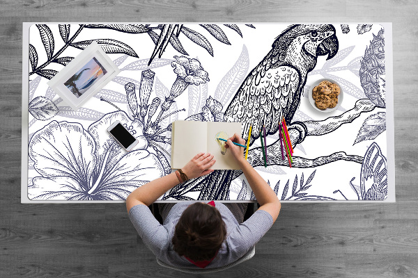 Protector de escritorio Loro dibujado