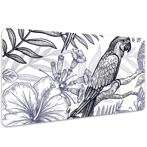 Protector de escritorio Loro dibujado