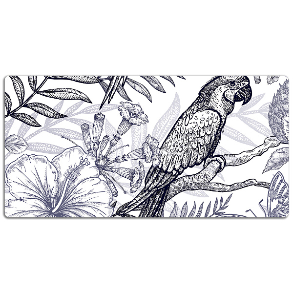 Protector de escritorio Loro dibujado