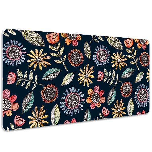 Alfombrilla escritorio Flores coloridas