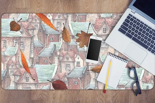 Alfombrilla escritorio Ciudad de otoño
