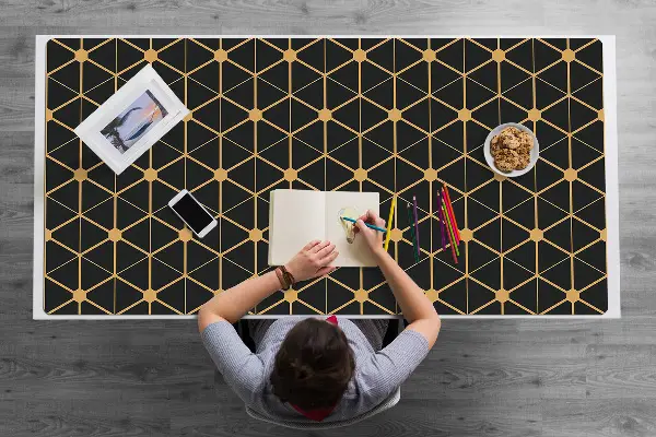 Alfombrilla escritorio Hexágonos