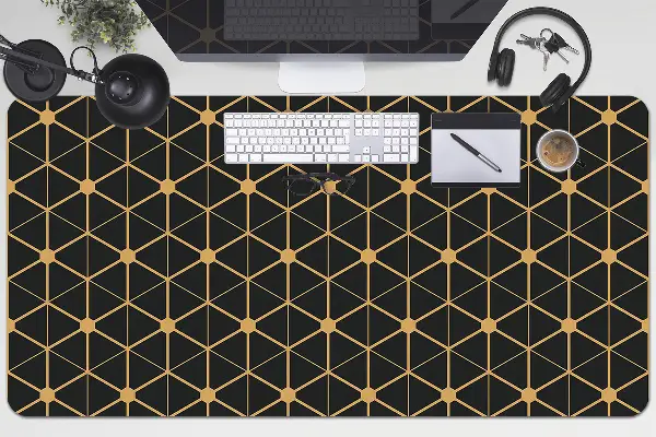 Alfombrilla escritorio Hexágonos