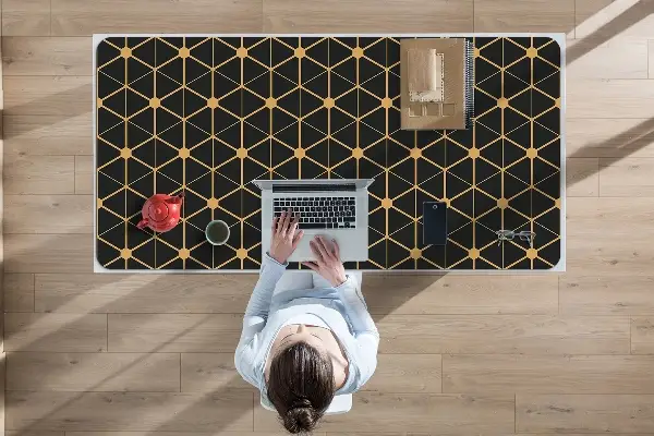 Alfombrilla escritorio Hexágonos
