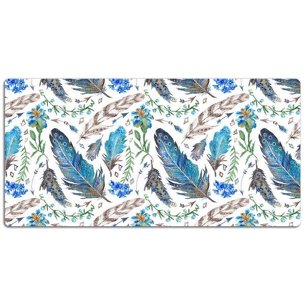 Alfombrilla escritorio Plumas de pájaros