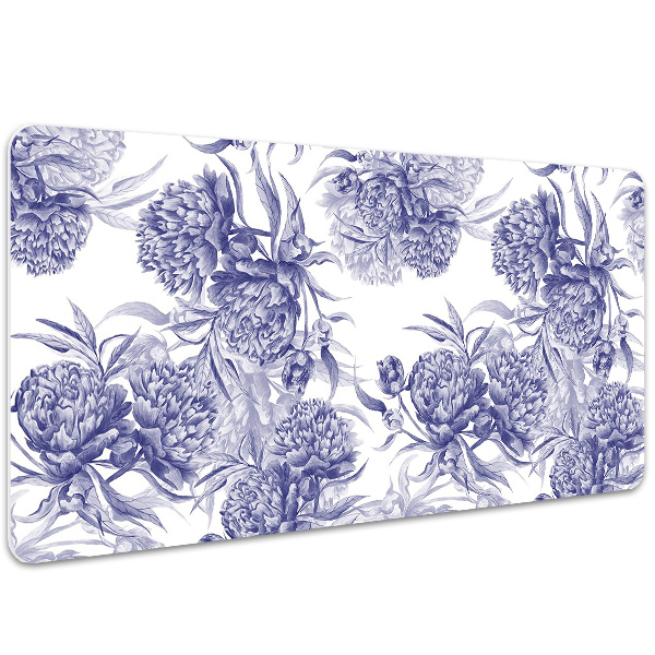 Protector de escritorio Peonías moradas