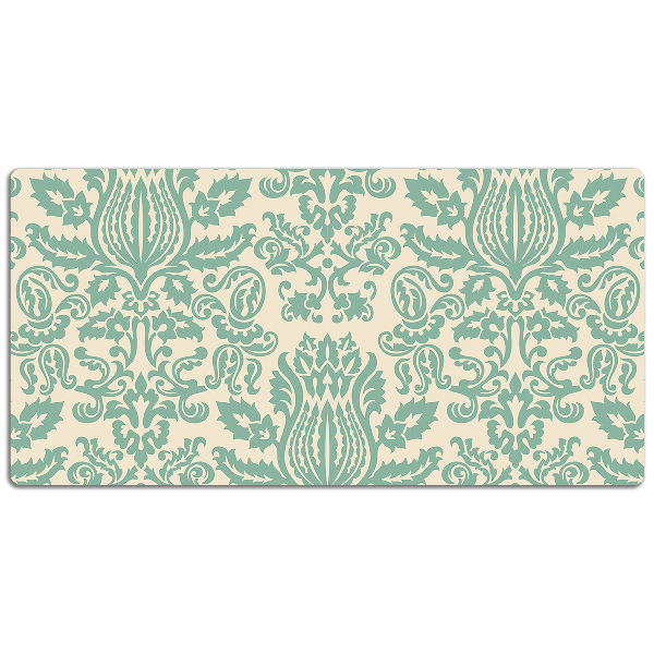 Alfombrilla de escritorio Damasco verde