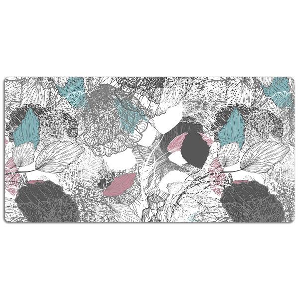 Protector de escritorio Patrón floral