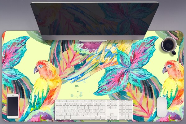 Protector de escritorio Loros coloridos