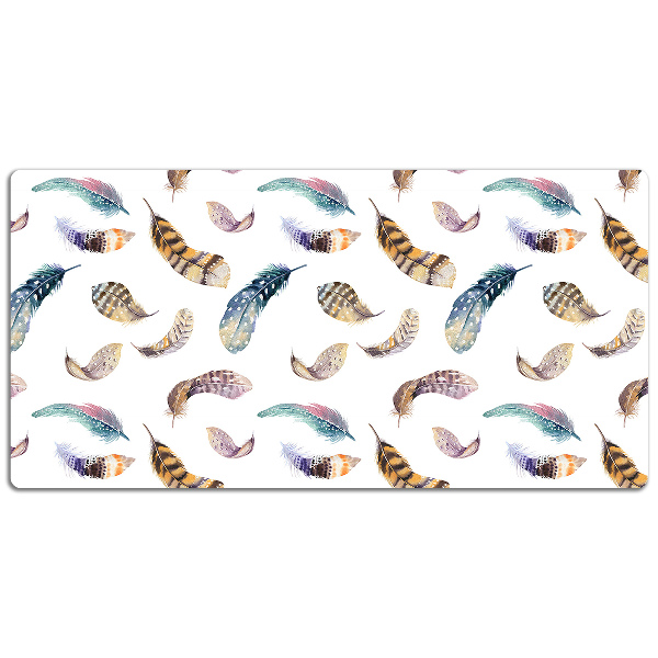 Alfombrilla escritorio Plumas grandes