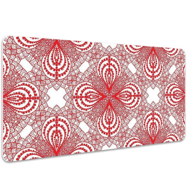 Alfombrilla escritorio Encaje rojo