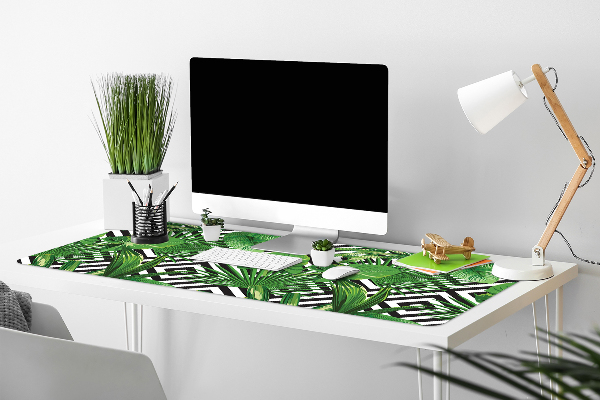 Protector de escritorio Hojas tropicales