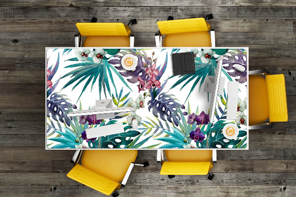 Alfombrilla de escritorio Hojas tropicales