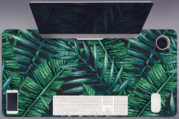 Protector de escritorio Hojas tropicales