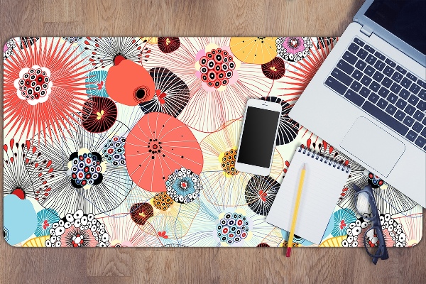Alfombrilla escritorio Patrón floral