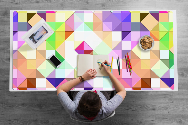 Alfombrilla escritorio Mosaico colorido