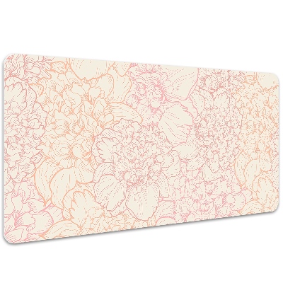 Alfombrilla escritorio Peonies pink