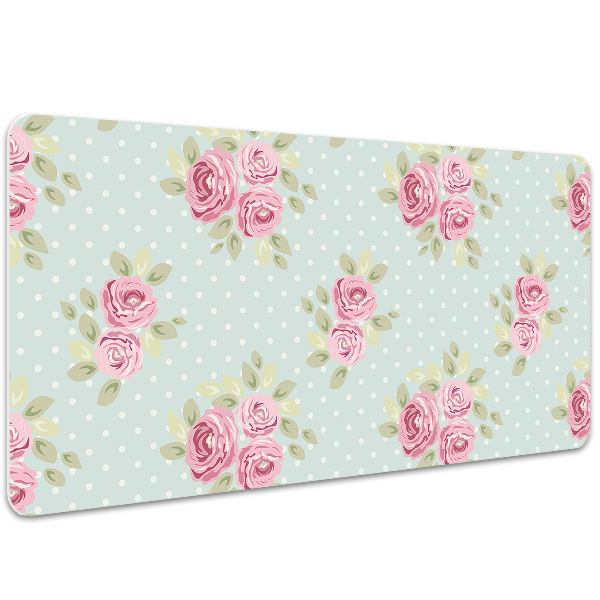 Alfombrilla escritorio Ramos rosas