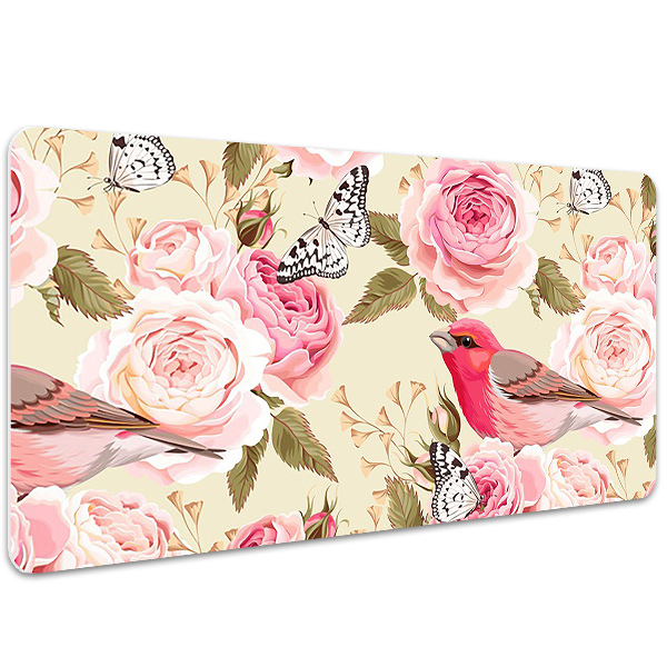 Alfombrilla escritorio Birds butterflies