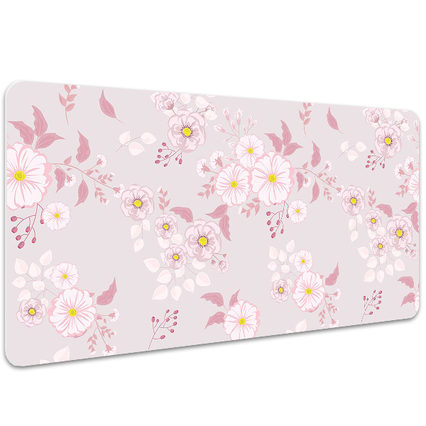 Alfombrilla escritorio Pequeñas flores rosas