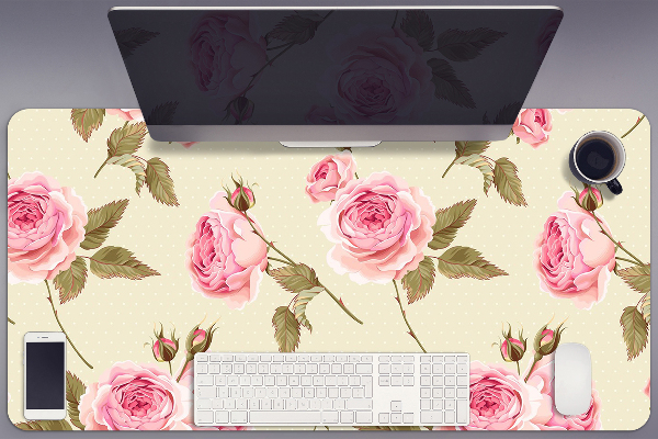 Alfombrilla escritorio Rosas inglesas