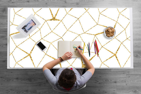 Alfombrilla escritorio Mosaico dorado