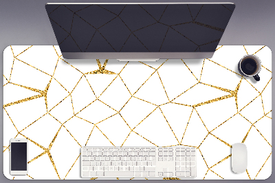 Alfombrilla escritorio Mosaico dorado
