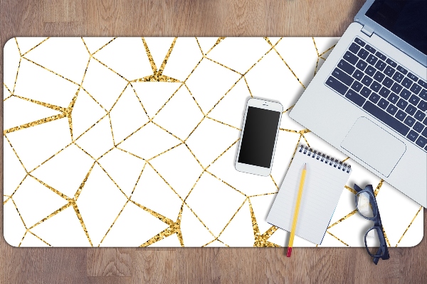 Alfombrilla escritorio Mosaico dorado