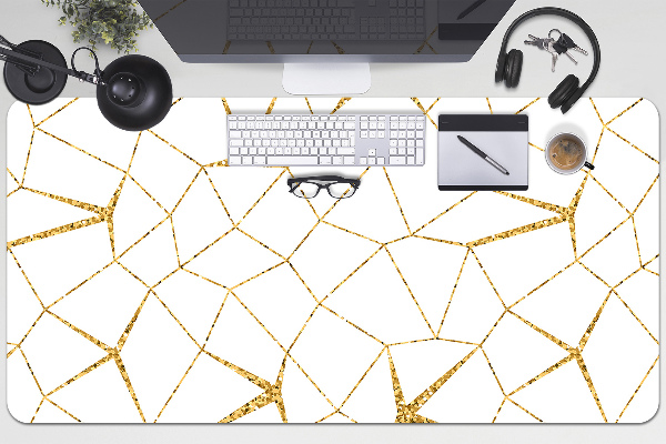 Alfombrilla escritorio Mosaico dorado