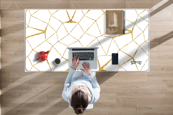Alfombrilla escritorio Mosaico dorado