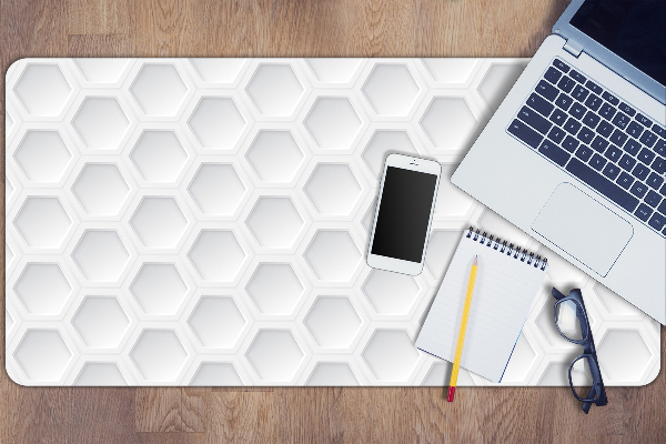 Alfombrilla escritorio Hexágonos de tres dimensiones