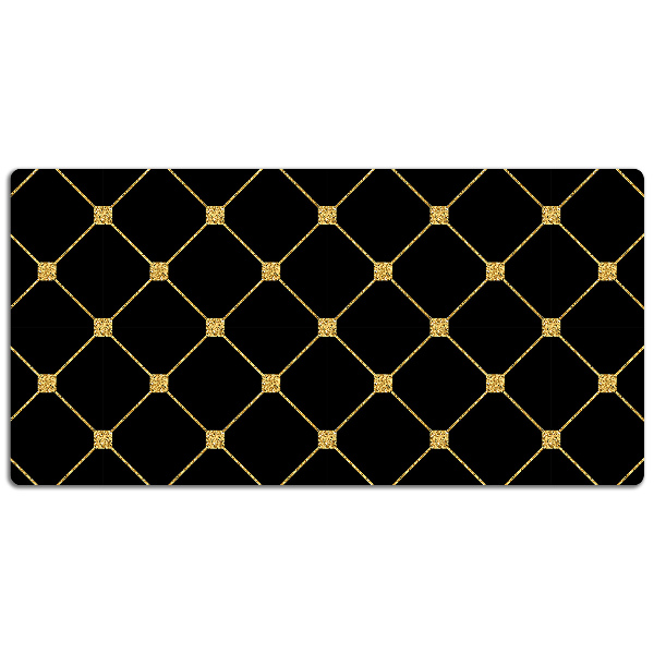 Alfombrilla escritorio Diamantes dorados