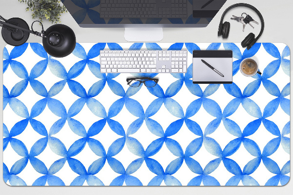 Alfombrilla escritorio Ruedas azules