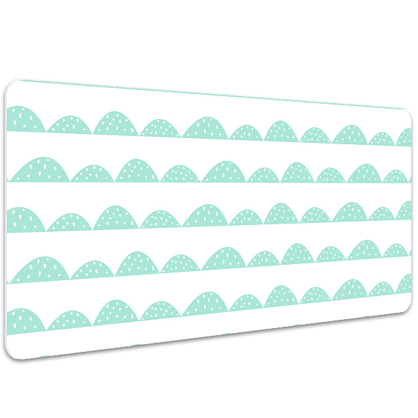 Alfombrilla escritorio Hileras de menta