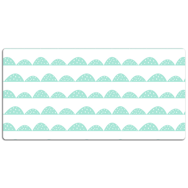 Alfombrilla escritorio Hileras de menta