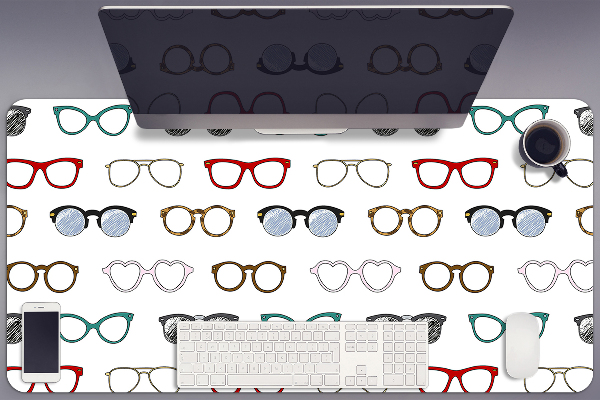 Alfombrilla escritorio Gafas retro