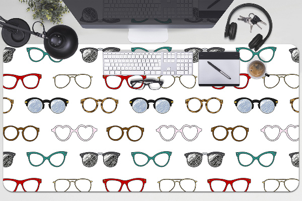 Alfombrilla escritorio Gafas retro