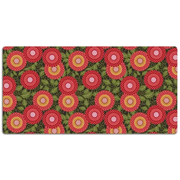 Alfombrilla para escritorio Flores geométricas